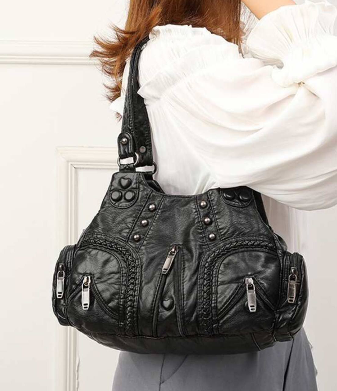 GOTHIC LEATHER BAG