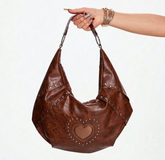 HEART PINNED BAG