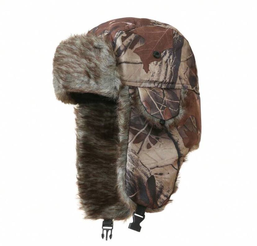 CAMOUFLAGE FUR HAT