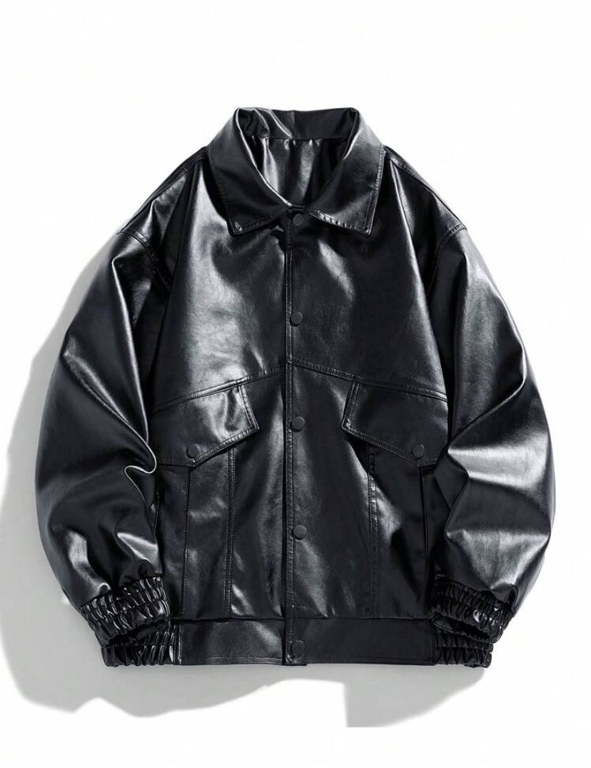 CARTOON ICON LEATHER JACKET